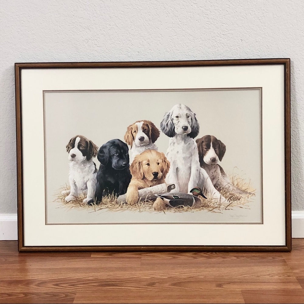 Dog Painting “School Daze” Print by Jim Killen